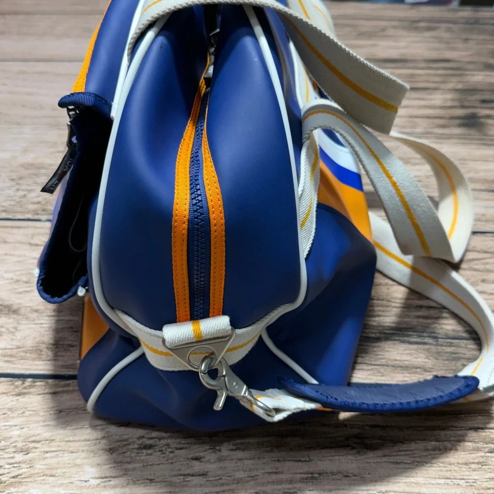 Idawen Tennis Paddle Bag Men Large Blue Orange Limited Edition Duffel Spain